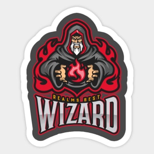 Realms Best Wizard Sticker